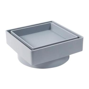 Imagem de Ralo Oculto 10x10 Invisível Inteligente Piso / Porcelanato - GROTO STO