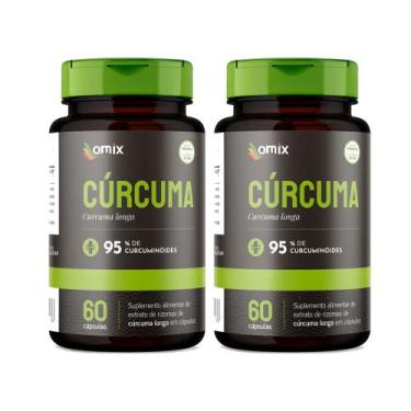 Imagem de Kit 2x - Cúrcuma - 60 cápsulas - Omix