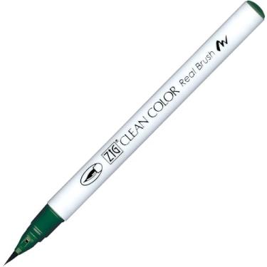 Imagem de CANETA ZIG PEN REAL BRUSH DARK GREEN RB 6000AT 405