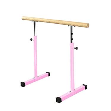 Imagem de Barra de ballet portátil para casa barra de ballet infantil altura ajustável móvel independente prática de fitness dança trabalho pesado dança alongamento balé (cor: Branco, tamanho: 1,5 m)