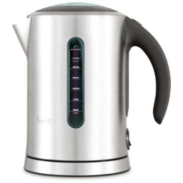 Imagem de Chaleira Elétrica 1.7 L 1500W com Alça Ergonômica, 110v, BREVILLE BKE700BSSUSC, Prateado