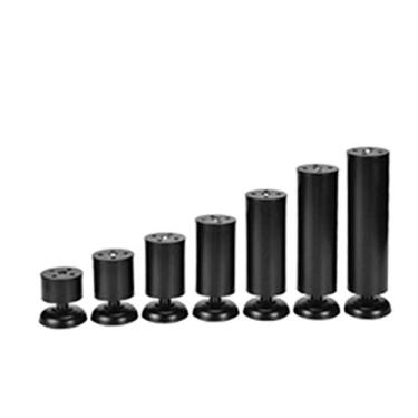 Imagem de XWZFFAI Pernas sólidas para móveis, pernas de móveis de aço inoxidável, pernas de mesa de centro ajustáveis, pernas de mesa de cadeira de bar de substituição, com parafusos e protetor de chão, 10 cm