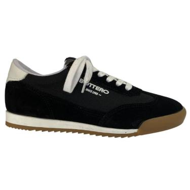 Imagem de Tênis Bottero 370802 Feminino Preto/Branco em couro casual