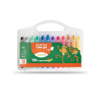 Imagem de Giz De Cera Color Gel Metalicos 12 Cores