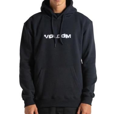 Imagem de Moletom Volcom Canguru Stone Explorer WT25 Masculino Preto