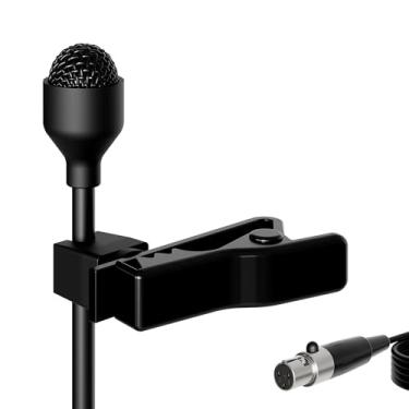 Imagem de Microfone lapela JK MIC-J 044 compatível com transmissor sem fio AKG Samson - Mini XLR TA3F plugue