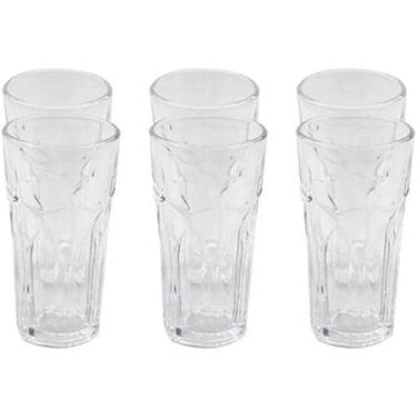 Imagem de Conjunto Copos 300 ml 6 Peças 14 x 7,5cm Vidro -Quanhe