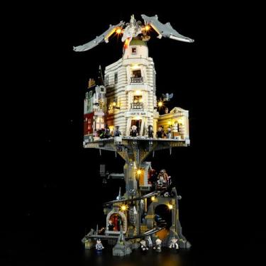 Imagem de GEAMENT LED Light Kit Compatible with Lego Harry Potter Gringotts Wizarding Bank Collectors' Edition 76417 (Model Set Not Included)