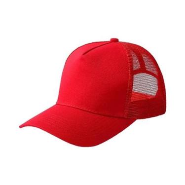 Imagem de Boné de Beisebol Snapback Curvo - Adulto, Malha, Verão, Hip Hop, Ajust