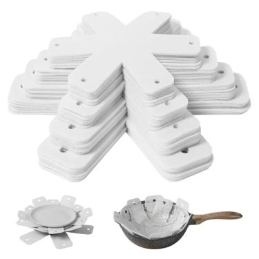 Imagem de LITLANDSTAR Protetores De Panelas E Frigideiras, Conjunto De 24 E 4 Tamanhos Diferentes (10" 12" 14" 16") Almofadas Separadoras De Feltro Para Panelas, Almofadas Divisoras De Panelas Para Empilhar E