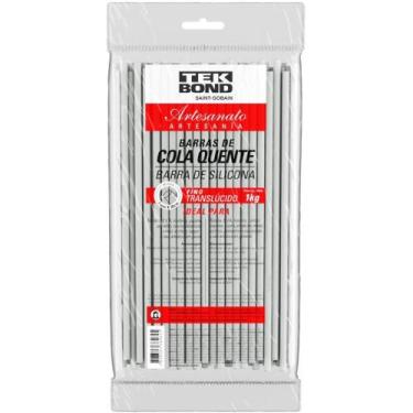 Imagem de Cola Quente Refil Fina 1 KG. Translucida - Tekbond