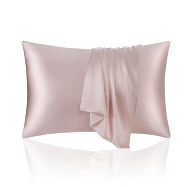 Imagem de Ecosa Capas de almofada 100% seda de amoreira pura (rosa claro)