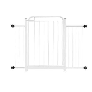 Imagem de Portão Pet Cães Cachorro Grade Segurança Bebês 78 A 112cm - Moveraço, 