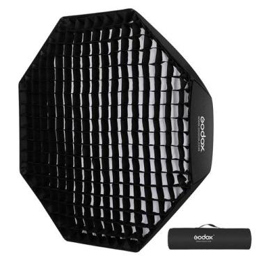 Imagem de Refletor Softbox Godox FW95 Octagon 95 cm com grade Honeycomb