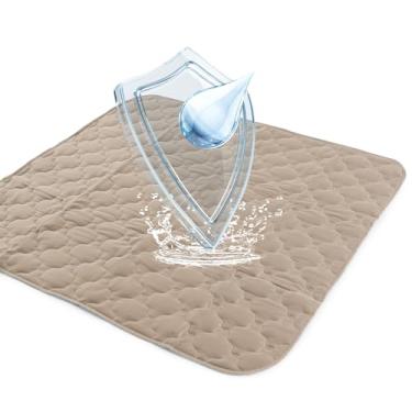 Imagem de Alsunny Protetores De Cama Laváveis Hospitalares 44X52", Reutilizáveis Para Incontinência, Protetor Colchão Xixi Na Cama, Sofás E Colchões, Adultos, Casais, Idosos, Crianças, Animais Estimação, Lavá