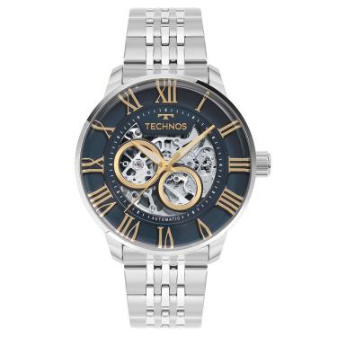 Imagem de Relógio Technos Masculino Automatico Prata - G3265as-1a G3265as-1a