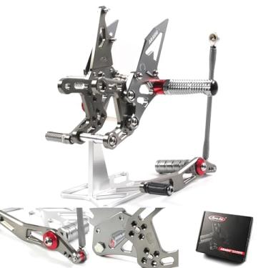 Imagem de Arashi Versão 2.0 Traseira Ajustável para Yamaha YZF R1 2009-2014, Cinza