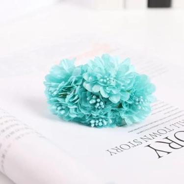 Imagem de Cravo de seda Flor Artificial Casa Promoção Jardim ao Ar Livre Proteção UV Decoração de Casamento e Festa Caixa de Doces (18 peças/13)