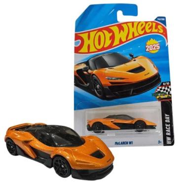 Imagem de Carrinho Hot Wheels McLaren W1 Laranja 2025 HYW41 - Mattel, Sortido, H