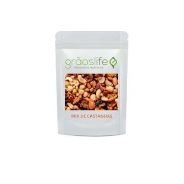 Imagem de Mix de Castanhas Sem Sal 1kg - Grãos Life