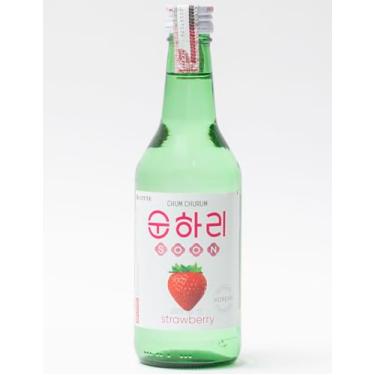 Imagem de Soju Bebida Alcoólica Coreana Sabor Morango 360ml