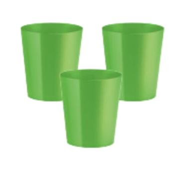 Imagem de 50 Copinhos Neon Para Doce Brilha na Luz Negra 25 ml (Verde)