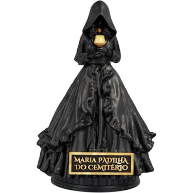Imagem de Estátua Pombagira Maria Padilha do Cemitério Imagem Umbanda Candomblé (Cor Aurum Noctis)