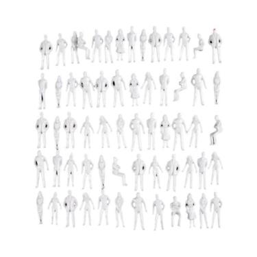 Imagem de Modelo Em Miniatura Branco Figuras Em Escala Humana 1:100 1:150 1:200 