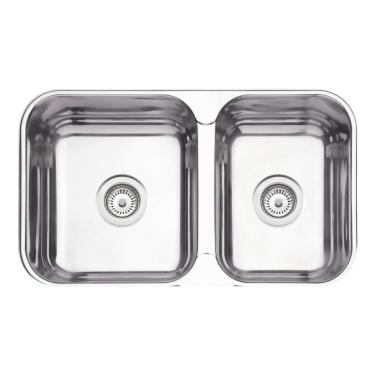 Imagem de Cuba Embutir Sobrepor Tramontina Isis Inox Polido 69x40 94062402	