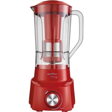 Imagem de Liquidificador Britânia 900W 2.65L Diamante 800 com Filtro e 4 Velocidades Vermelho 127V