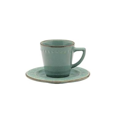 Imagem de Conjunto 6 Xícaras Café Chá Oxford Mendi Malaquita - 220ML