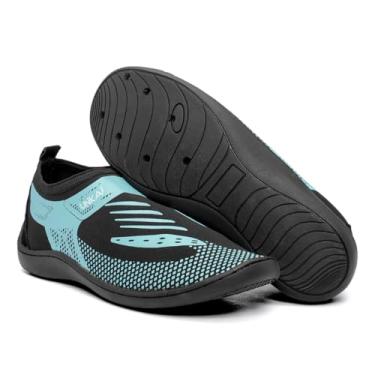 Imagem de Sapatilha Hibrido Neoprene Água Jet-sky Cachoeira Surf Tênis (Verde, BR, Adulto, Numérico, 36)