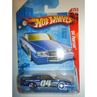 Imagem de Hot Wheels 2010 '' '84 PONTIAC STUNT CAR" RACE WORLD - "MOVIE STUNTS" - 03 of 04 - 175/240 - Dark Blue - White Interior