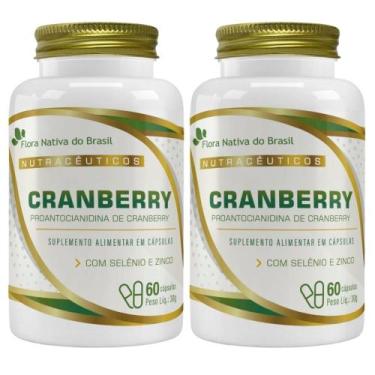 Imagem de KIT 2X Cranberry 500mg 60 cápsulas - Flora Nativa