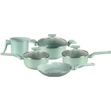 Imagem de Conjunto Panelas 5 Peças Sartin Cook Cor Aquamint Mimo Style