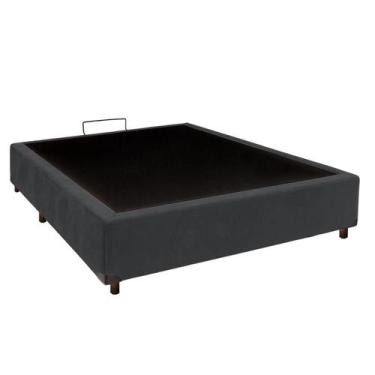 Imagem de Cama Box Viuvo Cinza Nature 128x188