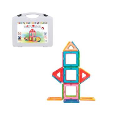 Imagem de Magforma Blocos Magnéticos Vazados 30 Pcs, Steamtoy