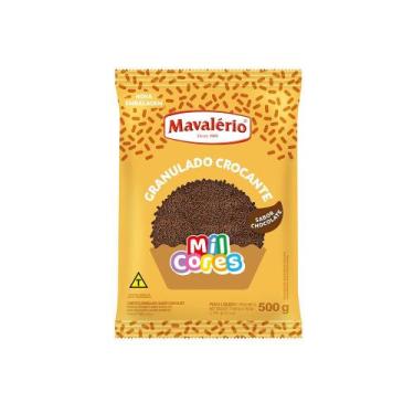 Imagem de Granulado Crocante Chocolate 500g - Mavalério, Marrom