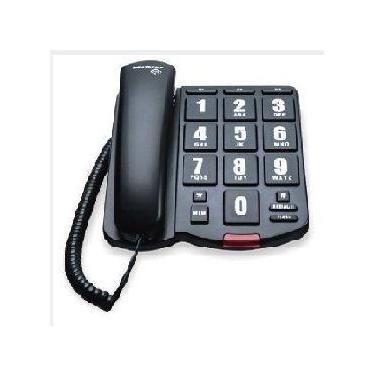 Imagem de Telefone com fio com teclas grandes ToK Fácil - Intelbras, Preto