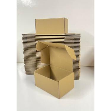 Imagem de rongyangtong rongyangtong 50 pacotes de 6x4x3 polegadas caixas de correio corrugadas marrons - caixas de correio de papelão ondulado para embalagens de pequenas empresas e apresentação de pr