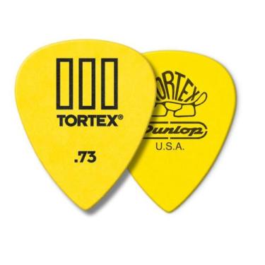 Imagem de Palheta Dunlop Tortex III 462R Amarela