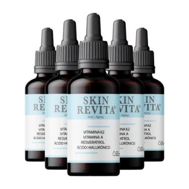 Imagem de KIT 5 Suplemento Skin Revita Vitamina K2 Rejuvenescedor 30ml