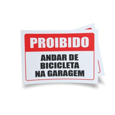 Imagem de Kit 3 Placas sinalização 15x21cm EM PVC PL(226) - Tema: Condomínio Gar