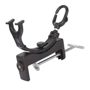 Imagem de IEUDNS Suporte para varas de pesca, suporte para varas de pesca, canoa, barco, caiaque, portátil, giratório 360 graus, ajustável, de nylon, montagem para