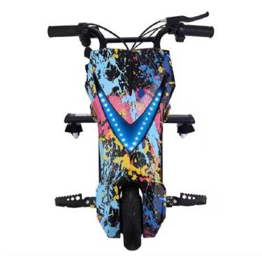 Imagem de Triciclo Eletrico Drift 3 Velocidades 250w Bluetooth Led - Shark Blue