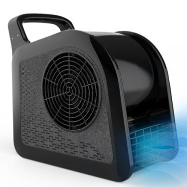 Imagem de LZLXXLZL Ventilador de ar - Ventilador utilitário de alta velocidade para secagem, resfriamento, ventilação e exaustão, ventiladores de piso pivotantes com 3 velocidades para uso doméstico e local de