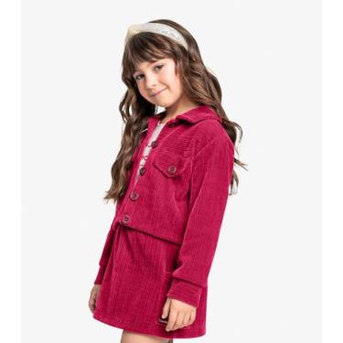 Imagem de Jaqueta Veludo Cotelê Trick Nick Vermelho, 6, Vermelho