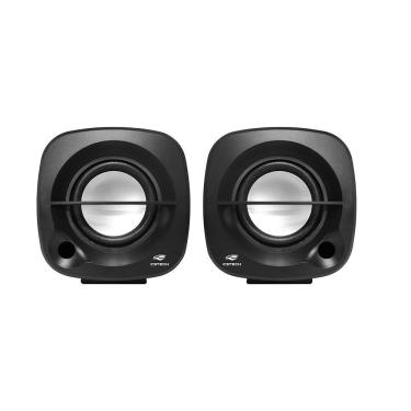 Imagem de Caixa De Som C3tech Sp-303bk 2.0 Usb + P2 ? 3w Rms, Preta Compacta