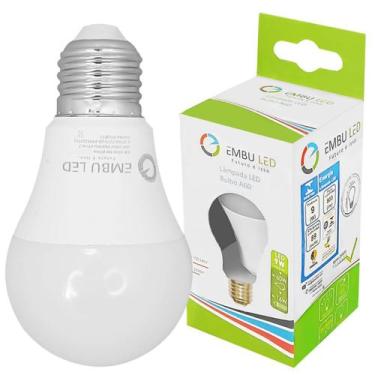 Imagem de Lâmpada Bulbo Led 9W Bivolt E27 Branco Quente 3000K - EMBULED, 110V/22