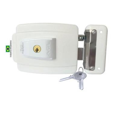 Imagem de Fechadura Elétrica Reversível  AGL Branca 40 mm